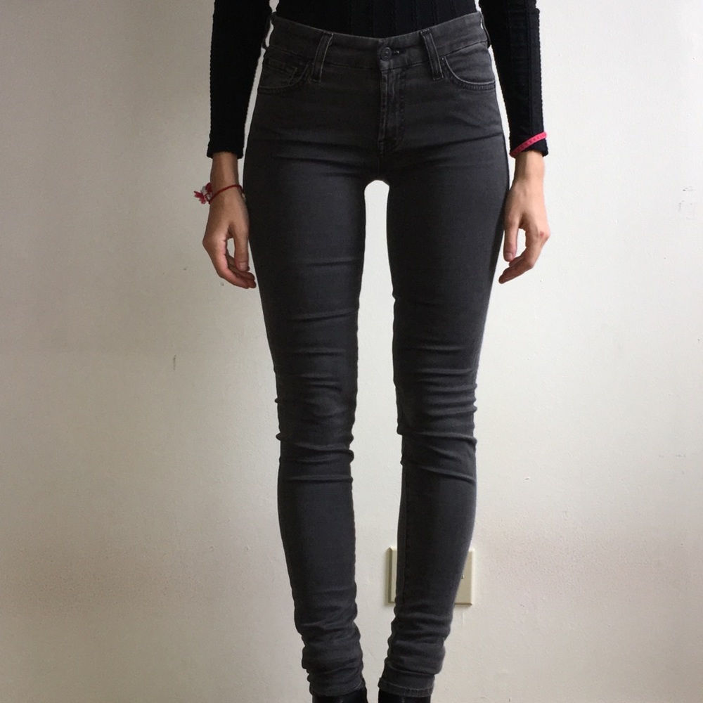 7 All For Mankind, grey jeans